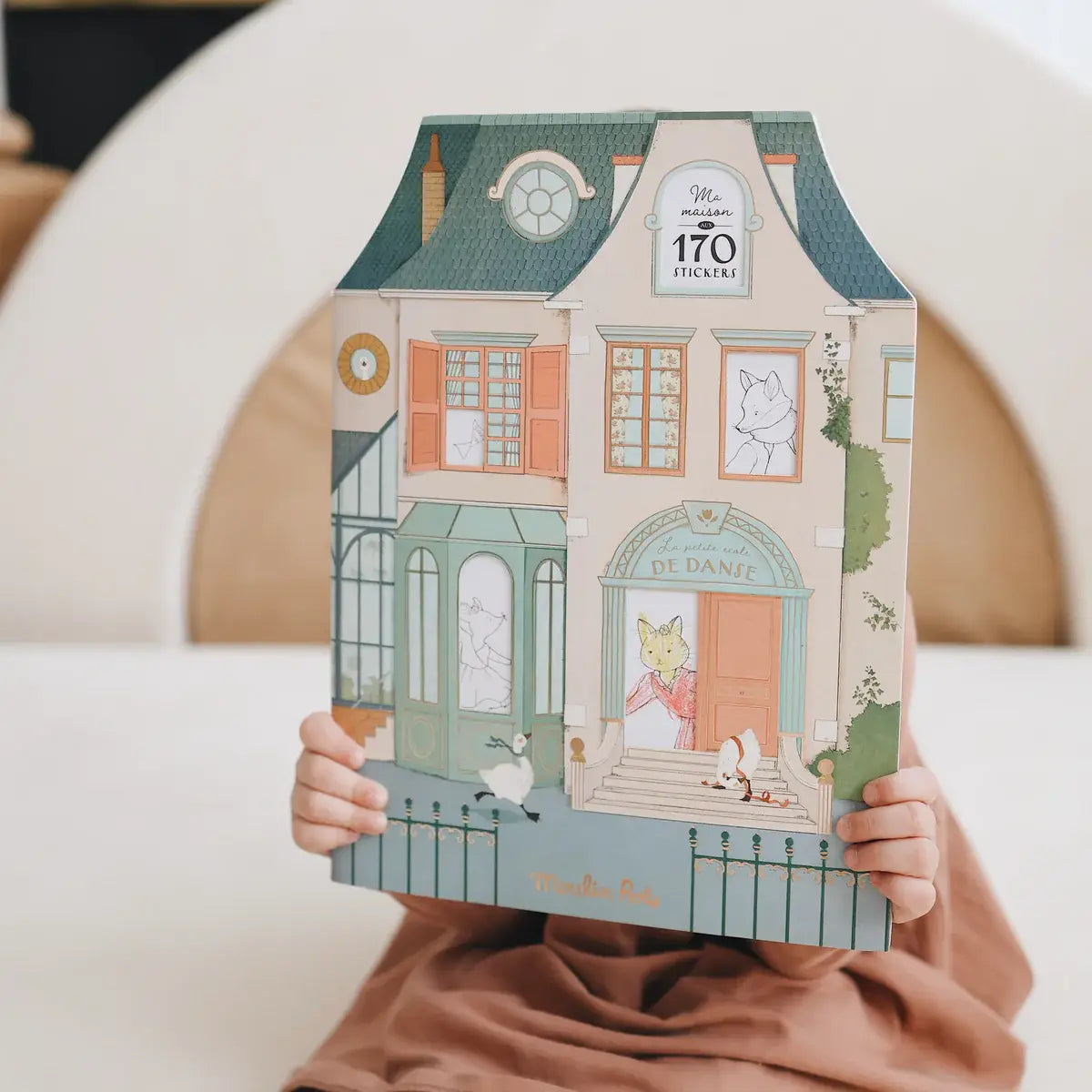 Moulin Roty Coloring Book (20p.) + 170  Stickers