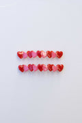 Eco Acetate Candy Heart Hair Pin Set