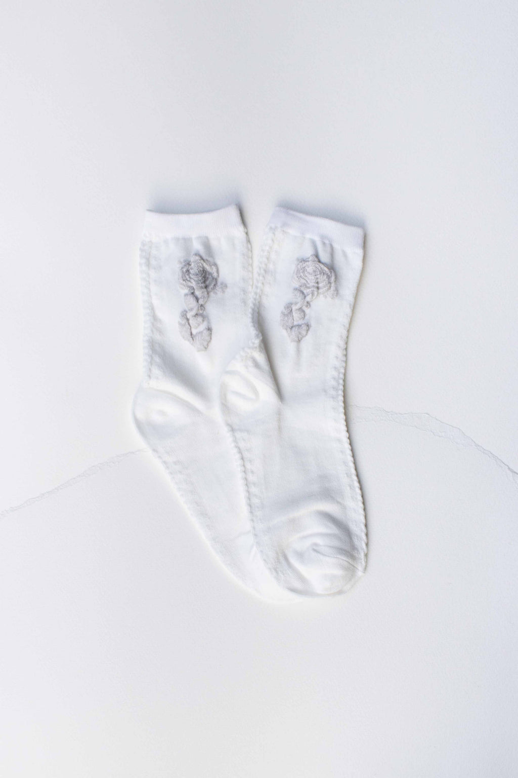 Rose Cotton Blend Socks