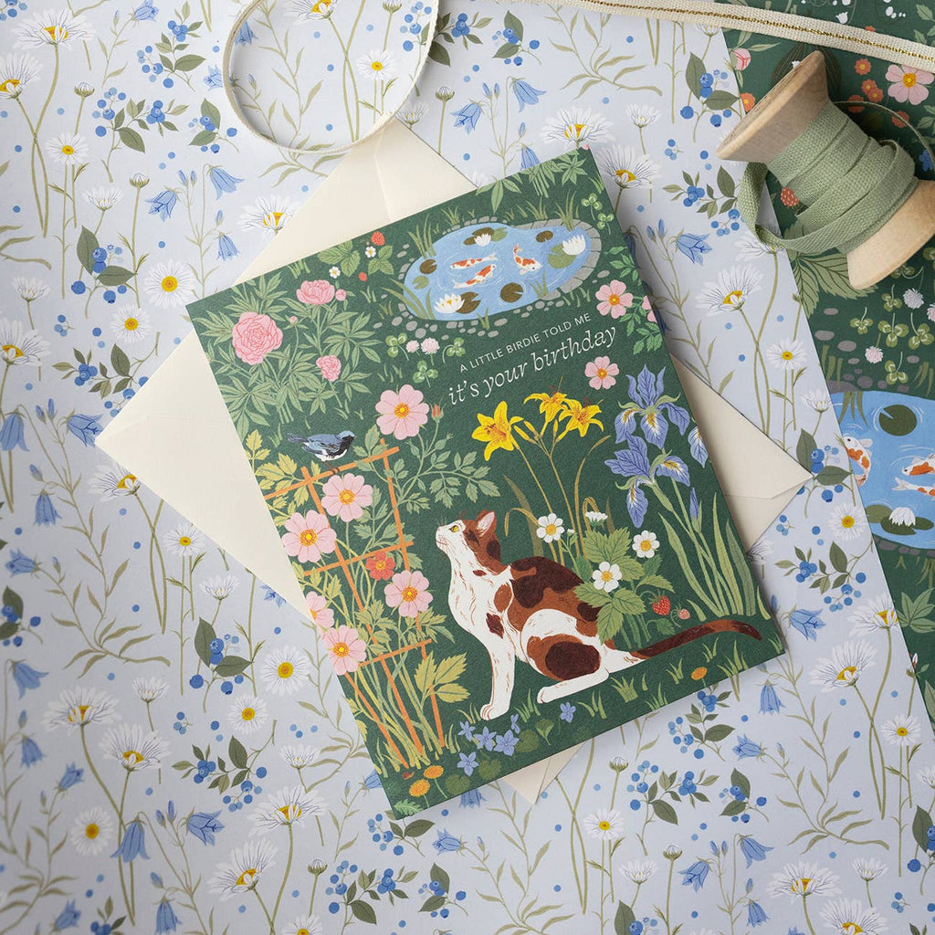 A LITTLE BIRDIE TOLD ME | greeting card