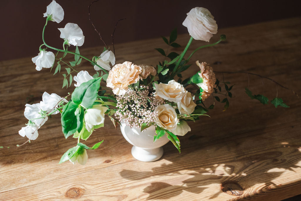 Small floral arrangement at Whimsical Modern Flower Shop Madison AL
