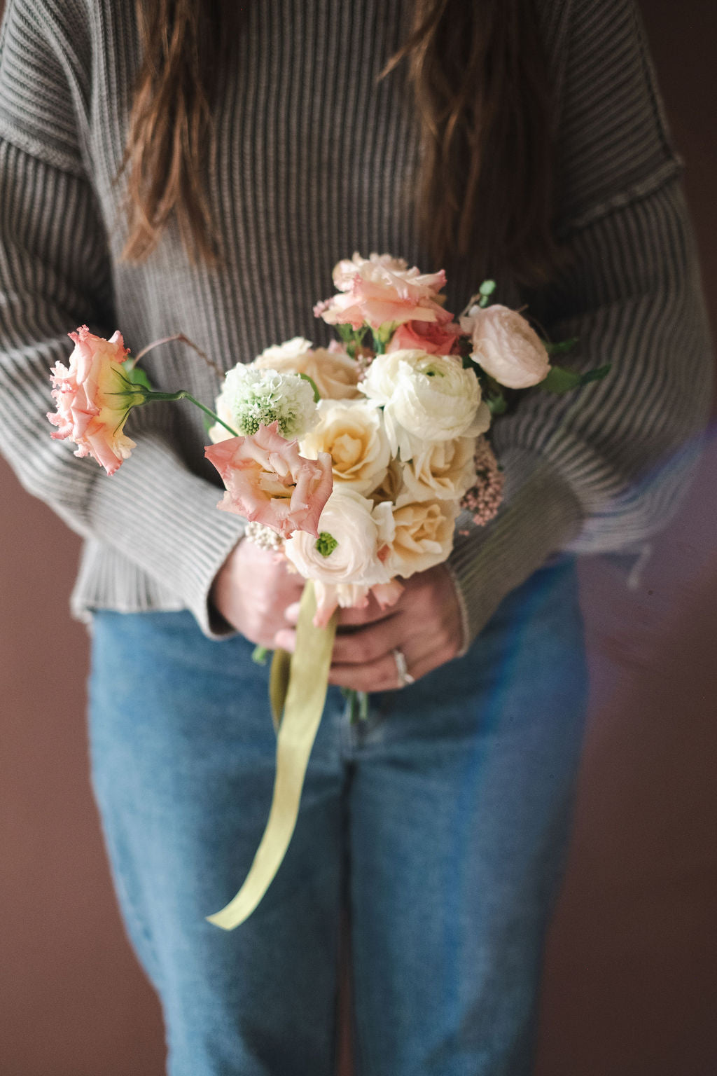Bridesmaid bouquet for an A la carte wedding from The Dreamt Garden in Madison Huntsville AL