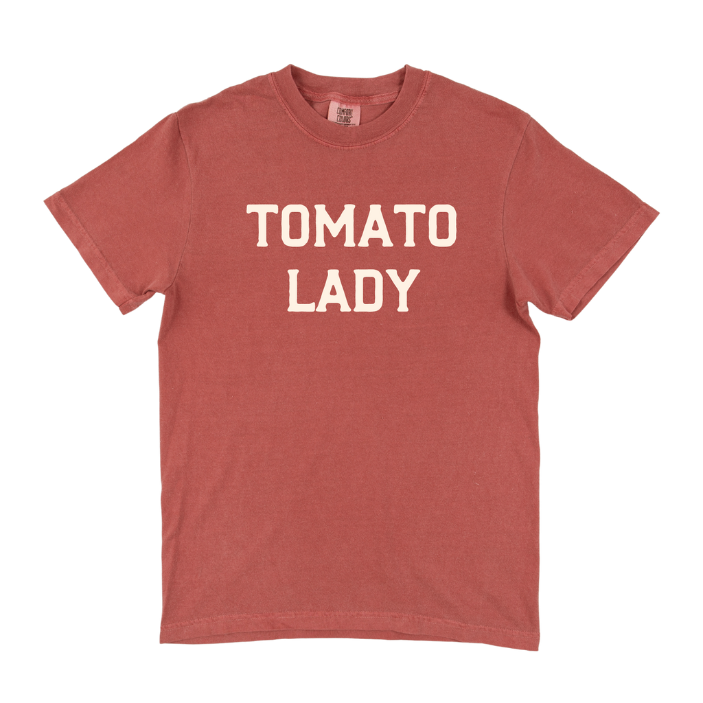 Tomato Lady Tee - Crimson