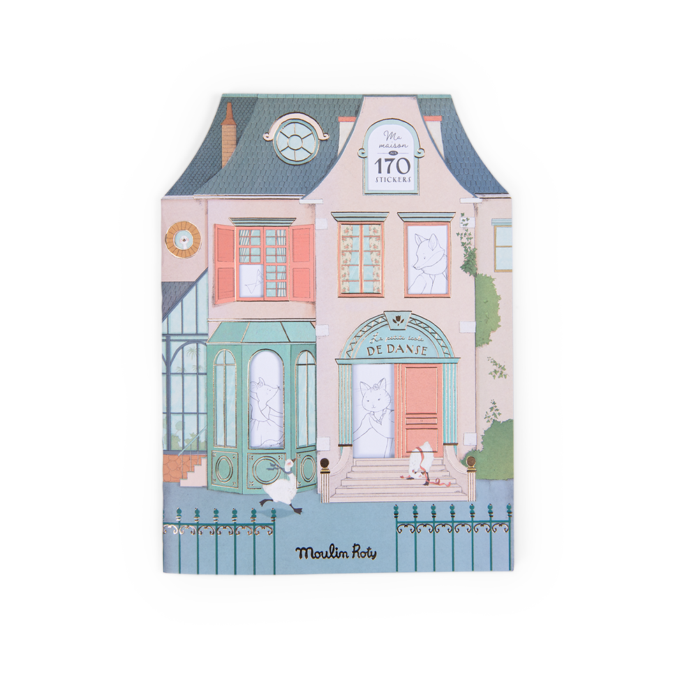Moulin Roty Coloring Book (20p.) + 170  Stickers
