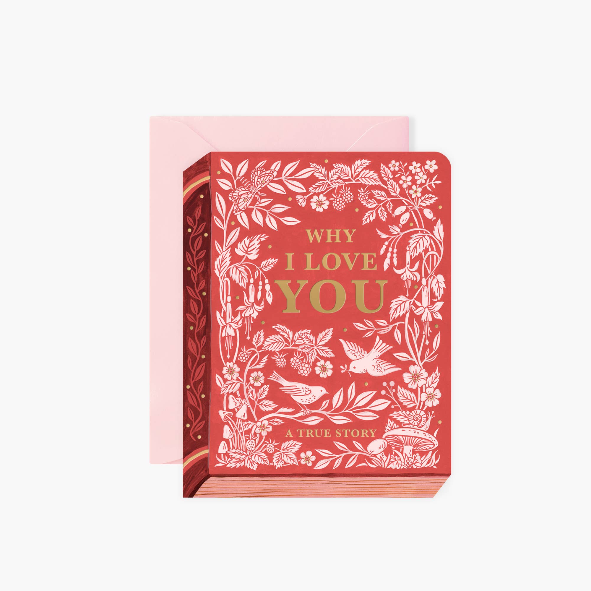 WHY I LOVE YOU "BOOK" | Greeting card