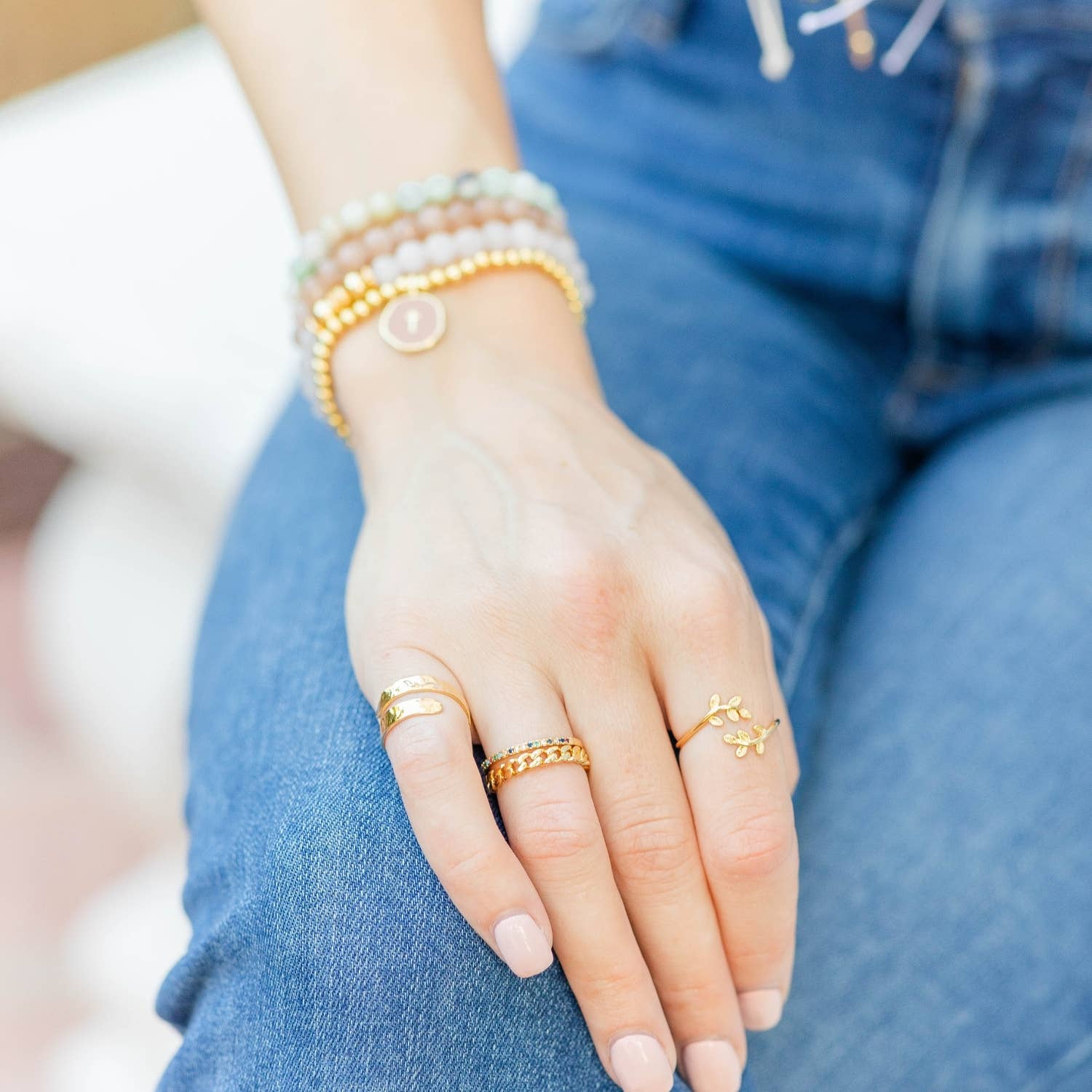 Adjustable Leaf Ring