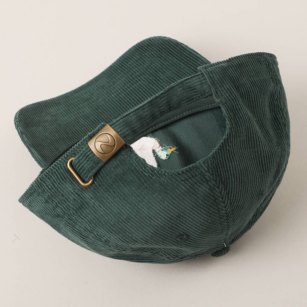 FLYING MALLARD Embroidered Corduroy Baseball Cap